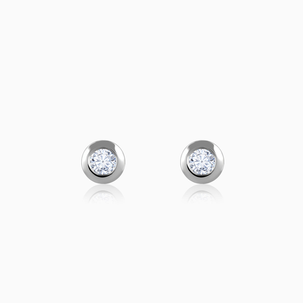 Gold Mimo Lab Grown Diamond Stud Earrings
