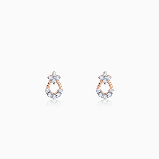 Rose Gold Blissful Dreams Diamond Earrings