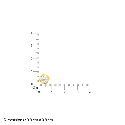 Gold Beauty In Nature Lab Grown Diamond Earrings