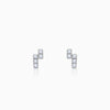Gold Bolt Lab Grown Diamond Earrings