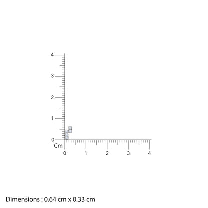 Gold Bolt Lab Grown Diamond Earrings