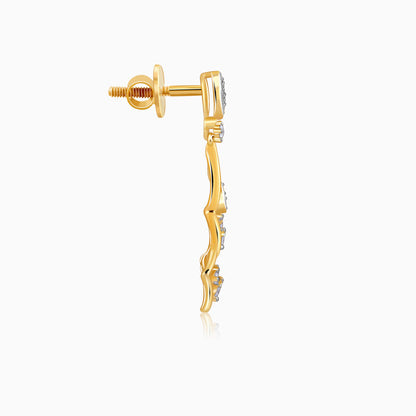 Gold Layered Luxe Lab Grown Diamond Earrings