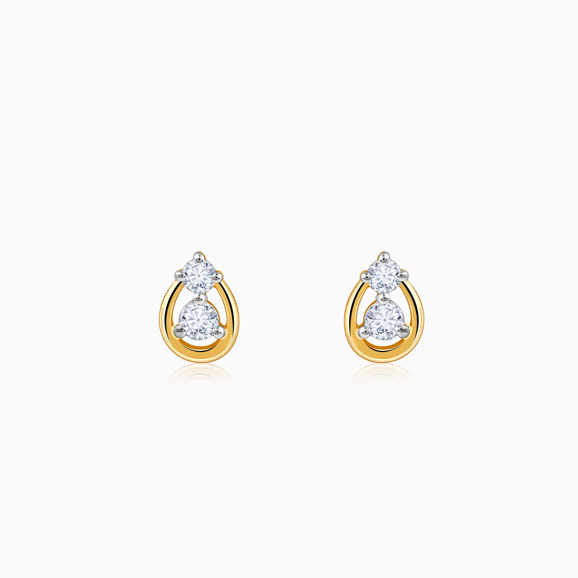 Gold Glow Forever Lab Grown Diamond Earrings - Image 1