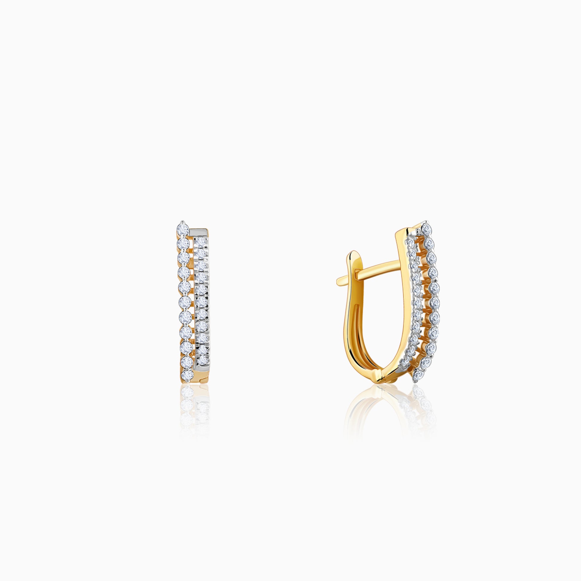 Purchase Gold Celestra Magic Diamond Studs Online GIVA Jewellery