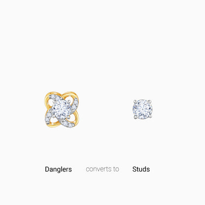 Gold Spring Promise Lab Grown Diamond Earrings
