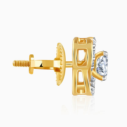 Gold Spring Promise Lab Grown Diamond Earrings