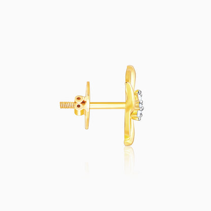 Gold Gentle Breeze Diamond Earrings