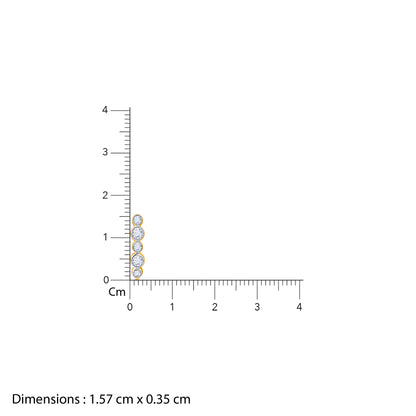 Gold Bellona J-hoop Diamond Earrings  - gold earrings for women