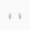 Rose Gold Juno J-hoop Lab Grown Diamond Earrings