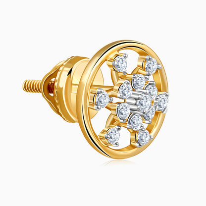 Gold Aurelle Lab Grown Diamond Earrings