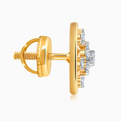 Gold Aurelle Lab Grown Diamond Earrings