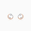 Rose Gold Wildflower Lab Grown Diamond Earrings