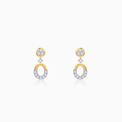 Gold Orb of Grace Lab Grown Diamond Earrings