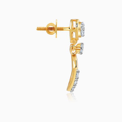 Gold Orb of Grace Lab Grown Diamond Earrings