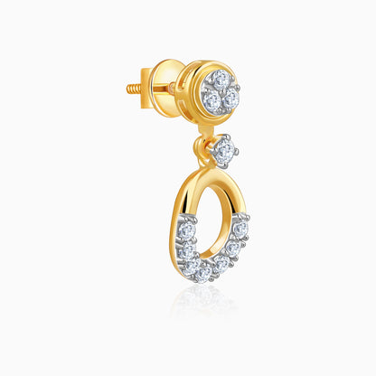 Gold Orb of Grace Lab Grown Diamond Earrings