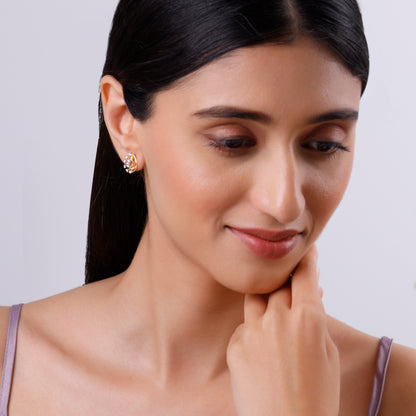 Gold Seraphina Lab Grown Diamond Studs