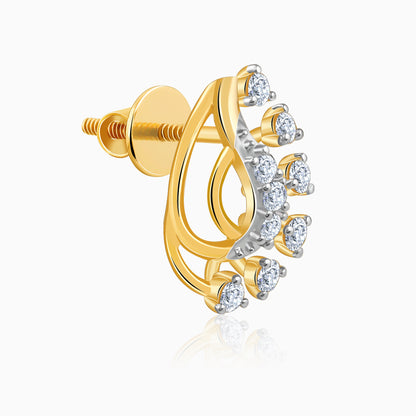 Gold Seraphina Lab Grown Diamond Studs