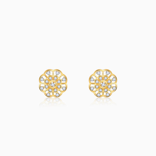 Gold Florentia Lab Grown Diamond Studs