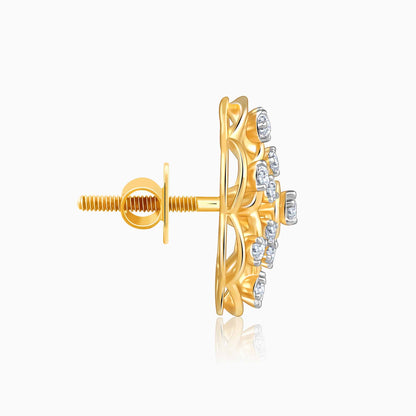 Gold Florentia Lab Grown Diamond Studs