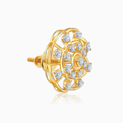 Gold Florentia Lab Grown Diamond Studs