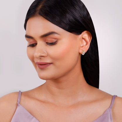 Gold Blooming Grace Lab Grown Diamond Studs