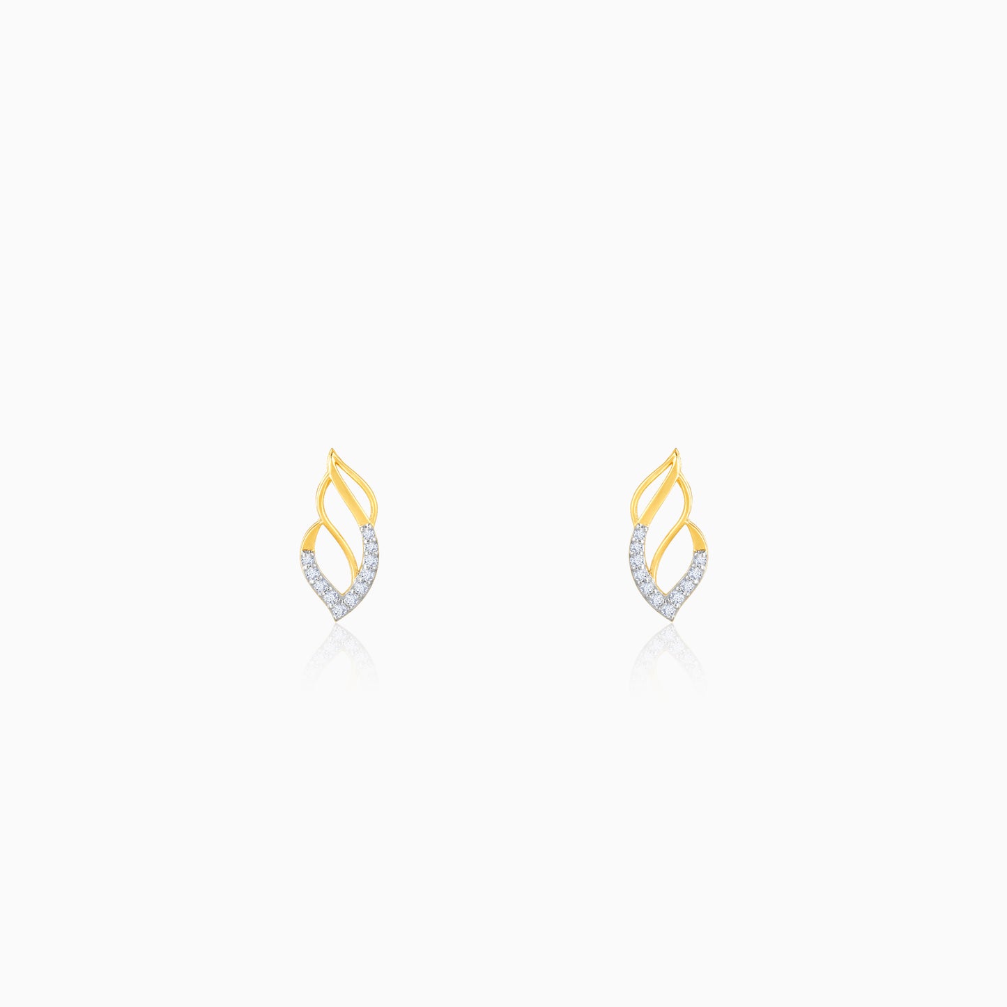 Gold Sparkling Joy Diamond Earrings