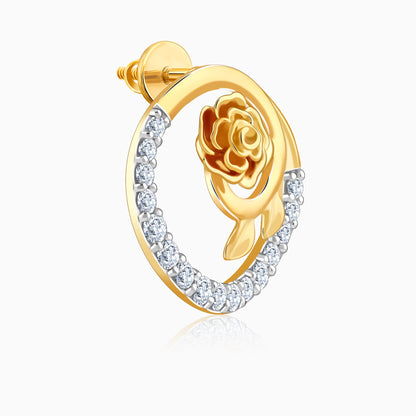 Gold Blissful Shine Lab Grown Diamond Stud Earrings