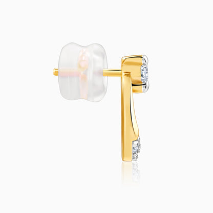 Gold Glo Lab Grown Diamond Earrings