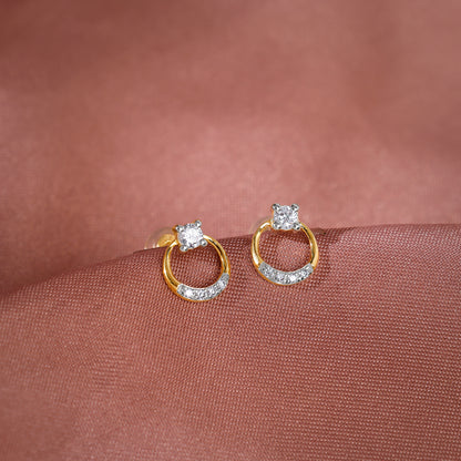 Gold Glo Lab Grown Diamond Earrings