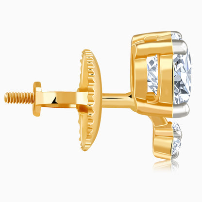 Gold Celeste Lab Grown Diamond Studs