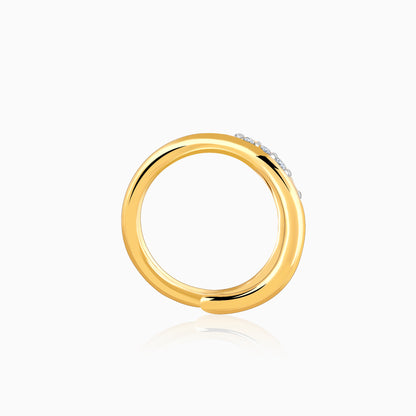 Gold Twist of Light Lab-Grown Diamond Earrings