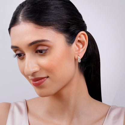 Gold and Bold Lab Grown Diamond Earrings