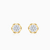 Gold Mana Lab Grown Diamond Stud Earrings