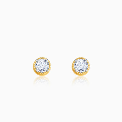 Gold Nova Lab Grown Diamond Stud Earrings