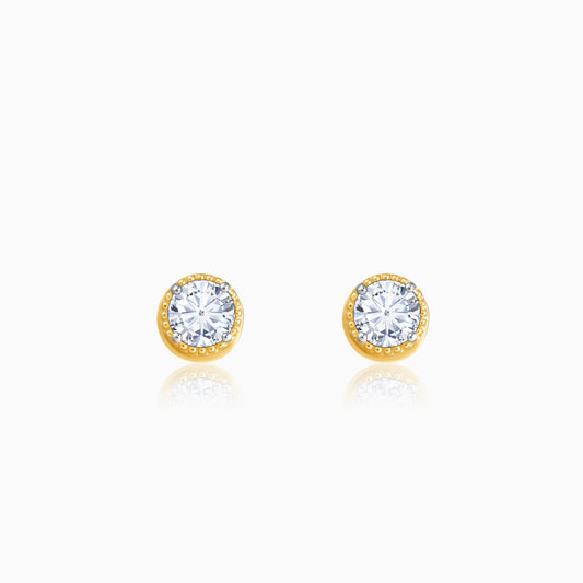Gold Nova Lab Grown Diamond Stud Earrings