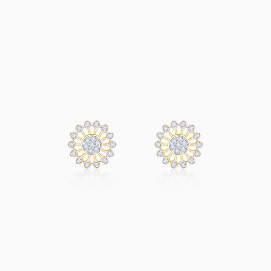 Gold Sparkler Diamond Earrings