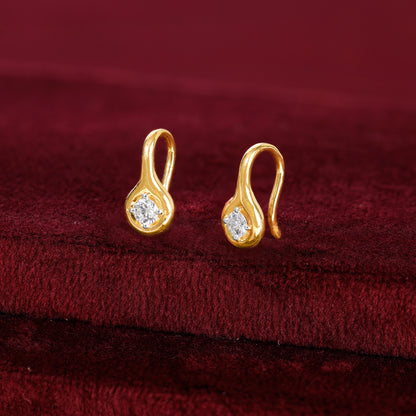 Gold Lumora Lab Grown Diamond Earrings