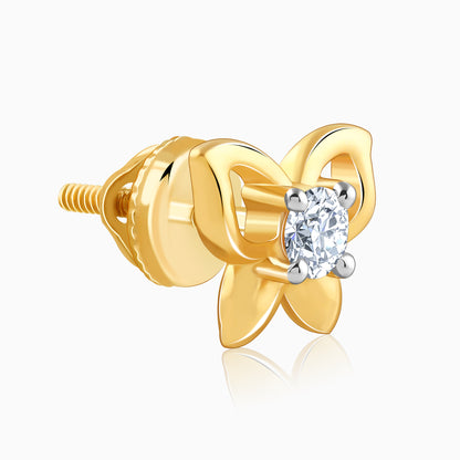 Gold Lilora Lab Grown Diamond Earrings