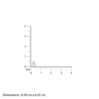 Gold Lumina Marquise Lab Grown Diamond Stud Earrings