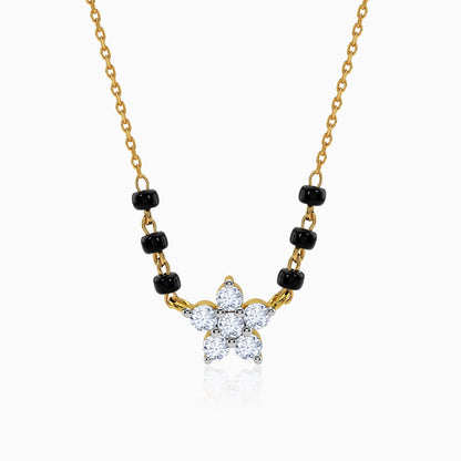 Gold Suchi Lab Grown Diamond Mangalsutra