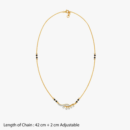 Gold Ever After Lab Grown Diamond Mangalsutra