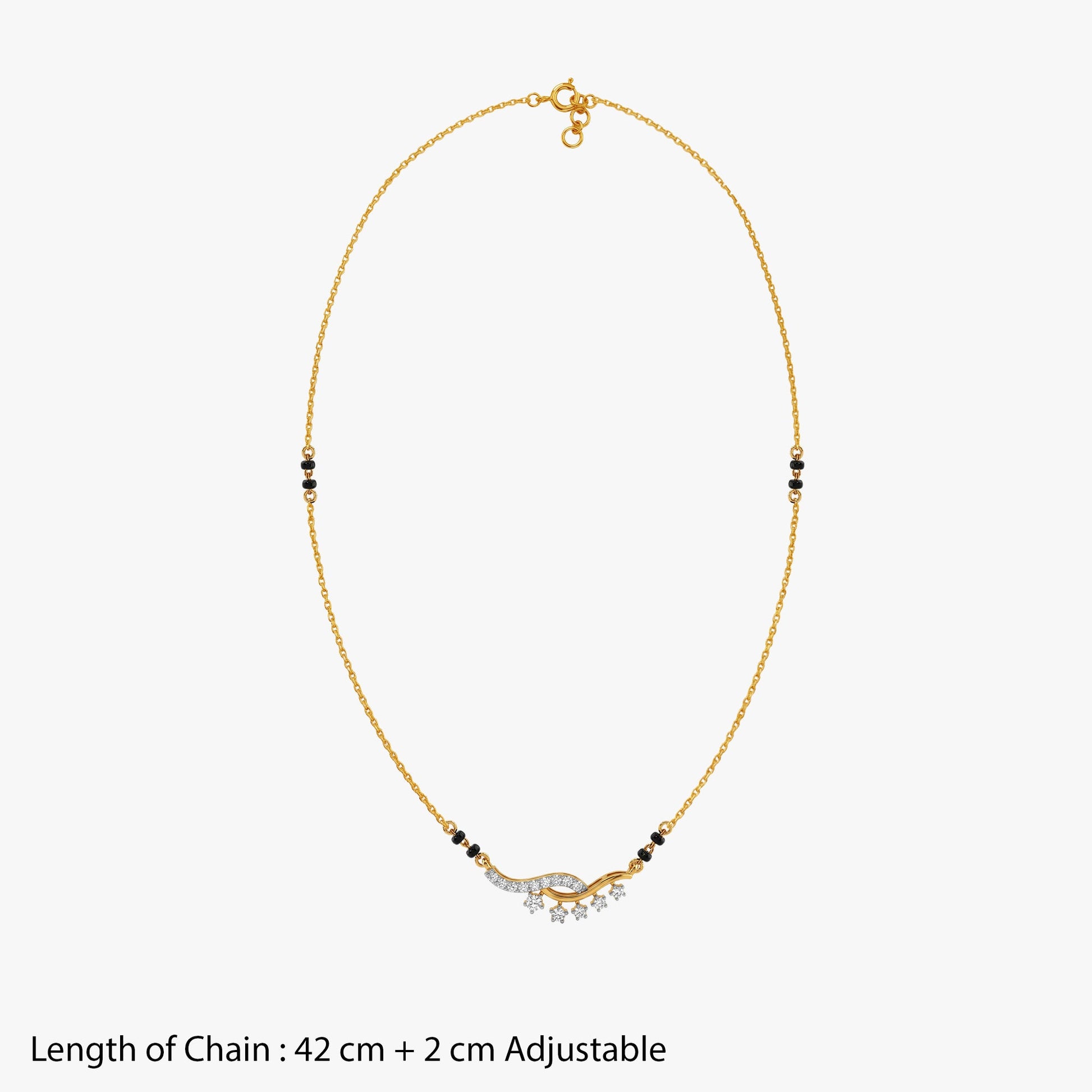 Gold Ever After Lab Grown Diamond Mangalsutra