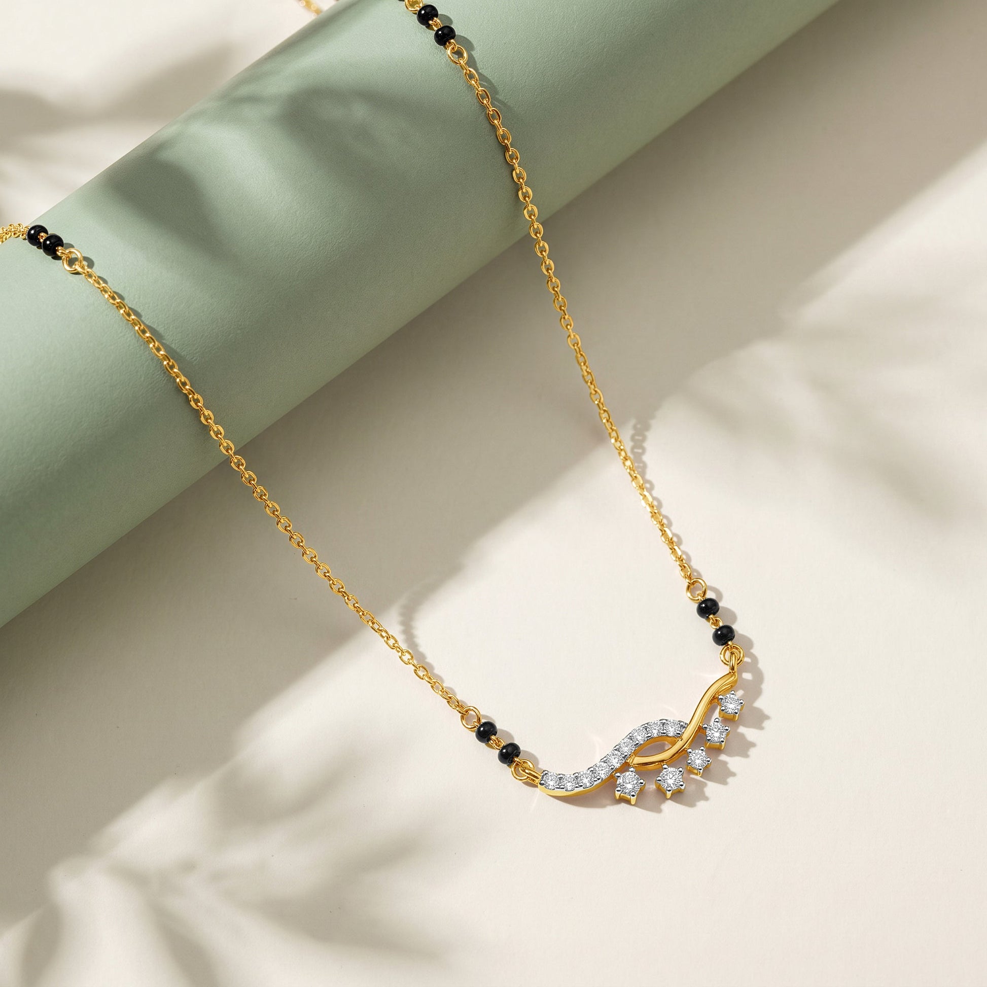 Gold Ever After Lab Grown Diamond Mangalsutra