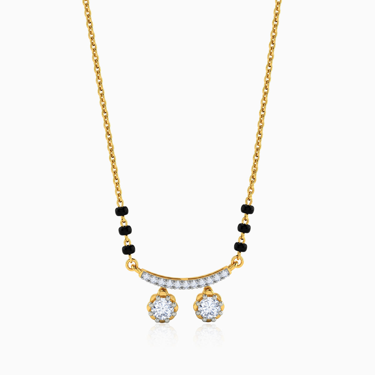 Gold Tavisha Lab Grown Diamond Mangalsutra