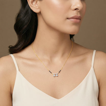 Gold Tavisha Lab Grown Diamond Mangalsutra