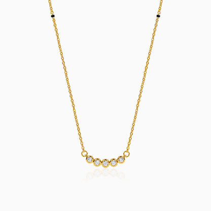 Gold Vihana Lab Grown Diamond Mangalsutra