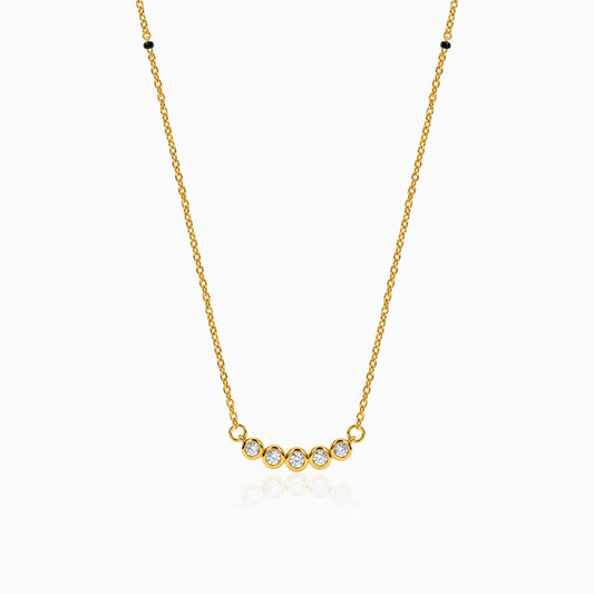 Gold Vihana Lab Grown Diamond Mangalsutra