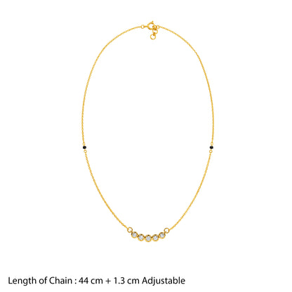 Gold Vihana Lab Grown Diamond Mangalsutra