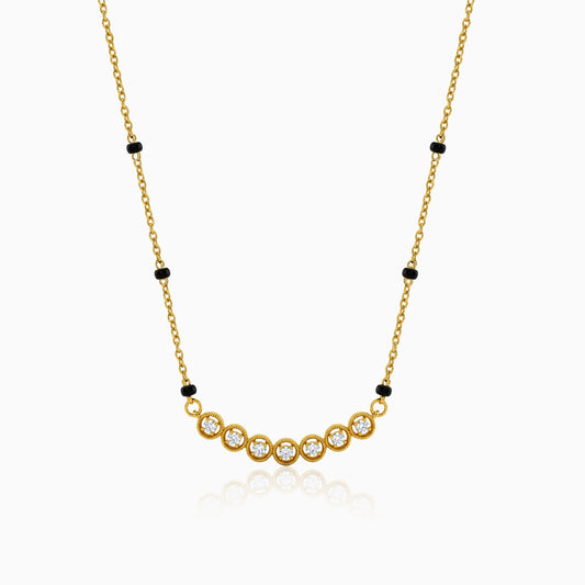 Gold Porvika Lab Grown Diamond Mangalsutra