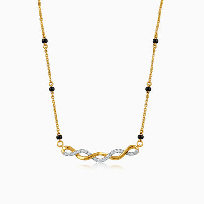 Gold Ananta Lab Grown Diamond Mangalsutra